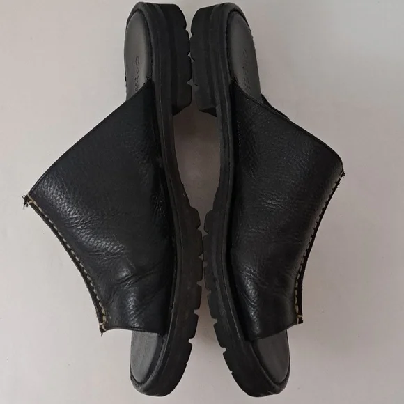 Cole Haan leather lug sole slip-on open toe slides sandals size 8 - Picture 8 of 12